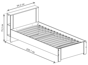 Комплект детской мебели Джастин комплектация 3
