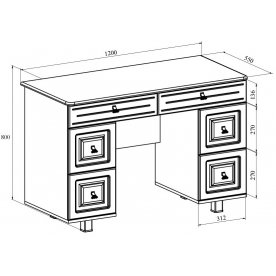 Комплект детской мебели Элизабет ЭМ-010