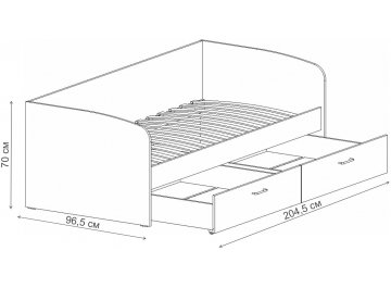 Комплект детской мебели Фрегат комплектация 2