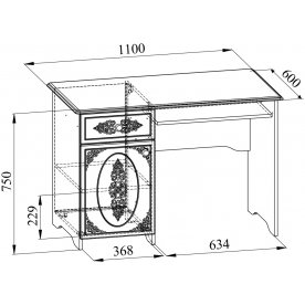 Комплект детской мебели Ассоль АС-054