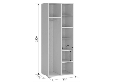 Комплект детской мебели Гламур комплектация 2