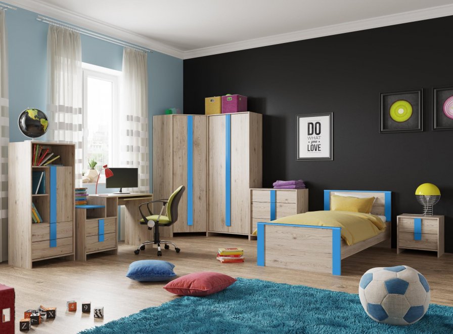 Комплект детской мебели Скаут индиго комплектация 1