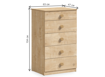Комод детский Mocha