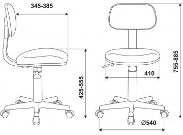 Компьютерное кресто Бюрократ CH-W201NX