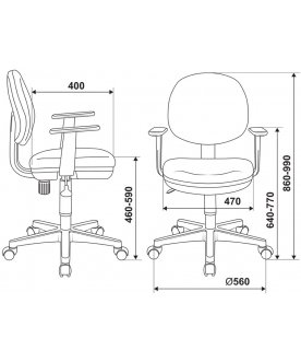 Компьютерное кресло Бюрократ CH-W356AXSN