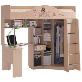 Кровать-чердак Амели