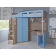 дуб сонома / голубой