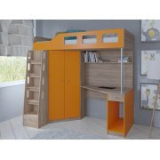 дуб сонома / оранжевый