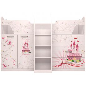 Кровать-чердак Принцесса 09 лиственница сибиу