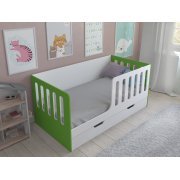 белый / салатовый