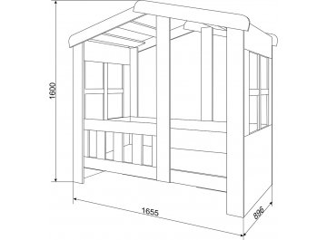 Кровать-домик Астра