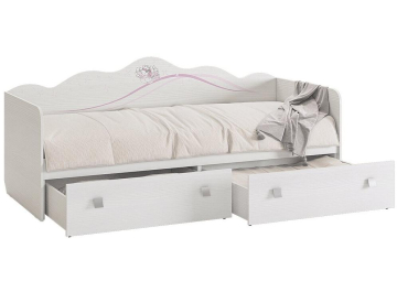 Детская кровать Фэнтези белый рамух