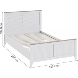 Полутораспальная кровать Ривьера СМ 241.13.21