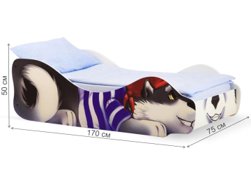 Подростковая кровать Волчёнок Пират
