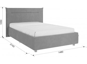 Полутораспальная кровать 1.2 Альба