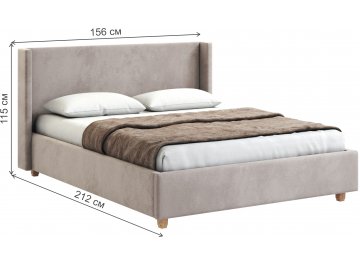 Полутораспальная кровать Афродита-9.1