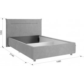 Полутораспальная кровать Альба