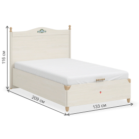 Полутораспальная кровать Flora