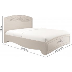 Полутораспальная кровать Флора с ортопедическим основанием