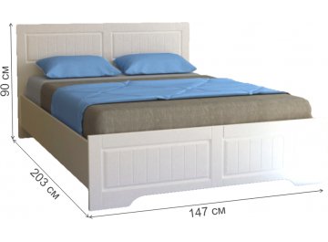 Полутораспальная кровать Кантри