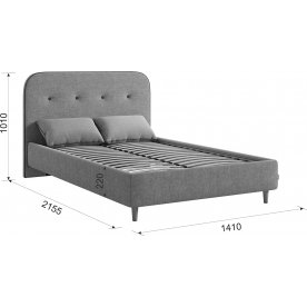 Полутораспальная кровать Лео