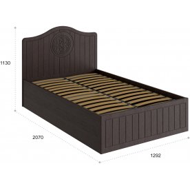 Полутораспальная кровать Монблан МБ-608К