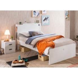 Полутораспальная кровать White