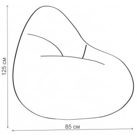 Пуф-мешок Мехико XL