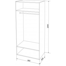 Шкаф Белла 45