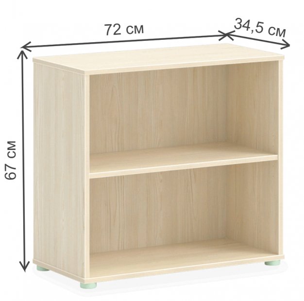 Стеллаж Montes Natural бук