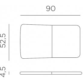 Подушка для лаунж кресла Doga Relax бежевый