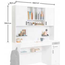 Надстройка для компьютерного стола White