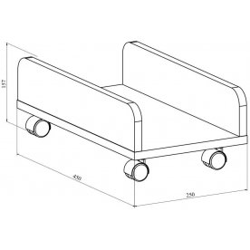 Подставка под системный блок ОФ-25