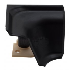 Уголок для плинтуса внутренний черный