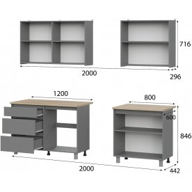 Кухня Денвер 2 м