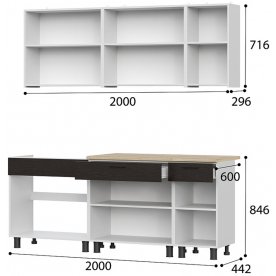 Кухня КГ 2,2 м