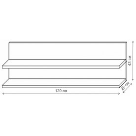 Модульная гостиная Трейв Л комплектация 2