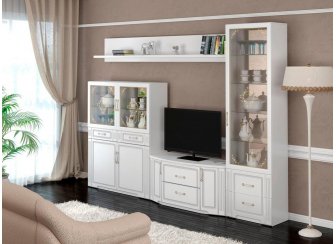 Модульная гостиная Виктория комплектация 4