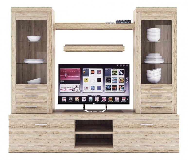 Гостиная Oskar комплектация 12 дуб санремо