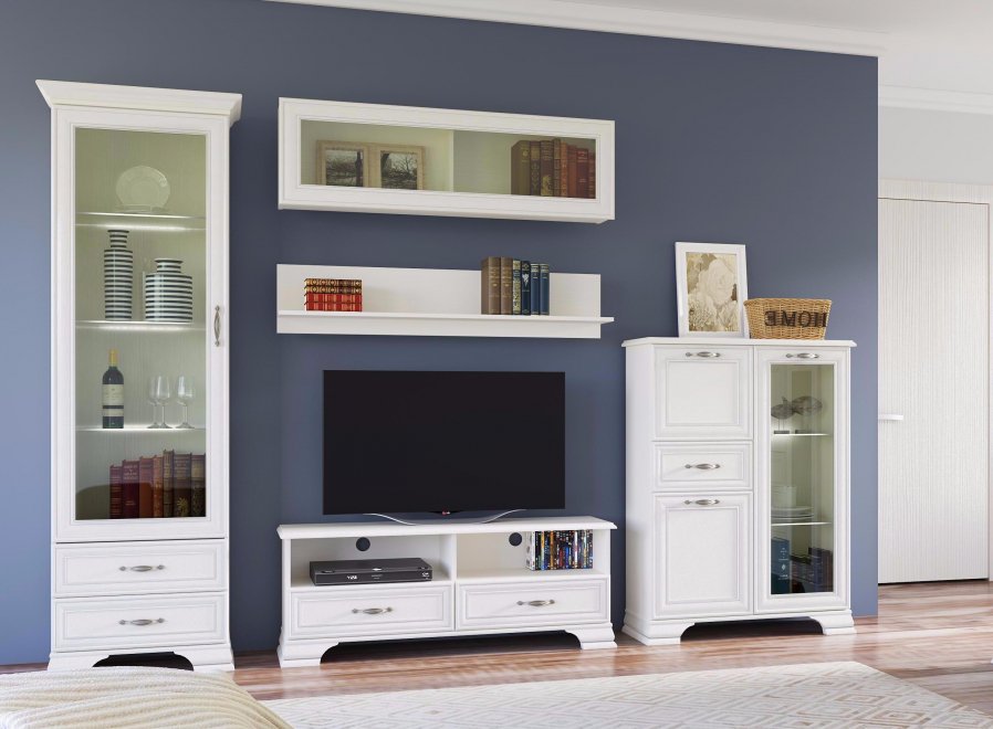 Гостиная Tiffany 1 вудлайн кремовый