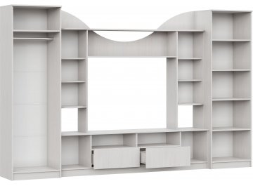Готовая гостиная МГС 8 ясень анкор светлый