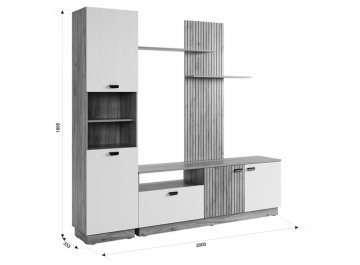 Готовая гостиная Моди К2