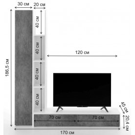 Готовая гостиная МегаKraft 1