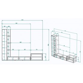 Готовая гостиная МегаKraft 2