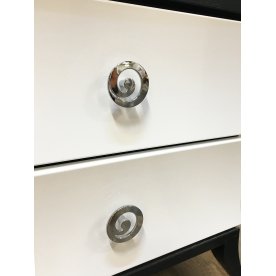 Модульная гостиная Камилла (комплектация 2) белый глянец / черный 