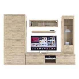 Гостиная Оскар комплектация 4 дуб санремо