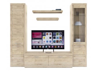 Гостиная Оскар комплектация 5 дуб санремо