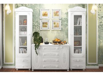 Модульная гостиная Ассоль комплектация 6