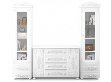 Модульная гостиная Ассоль комплектация 6