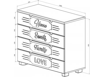 Модульная гостиная Дримстар ДС-009 комплектация 1
